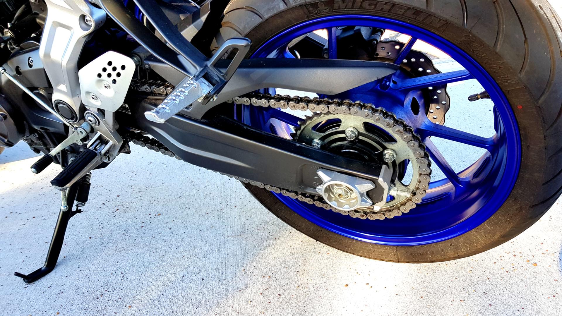 Yamaha MT07HO Clean and Lubrictaed Chain