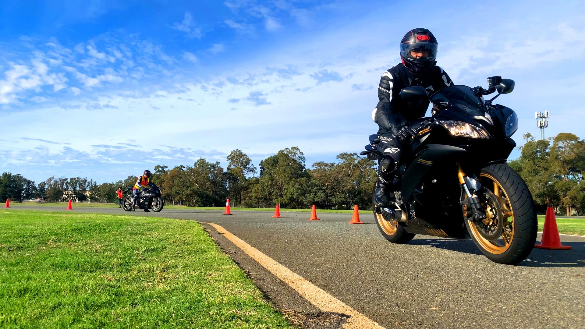 Yamaha R6 at one of our Performance Rider Training Events