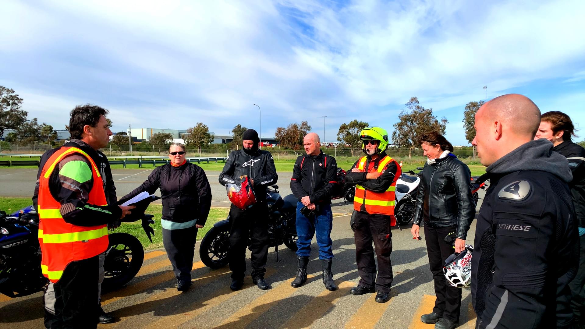 Attendees from a previous Rider Enhancement Course